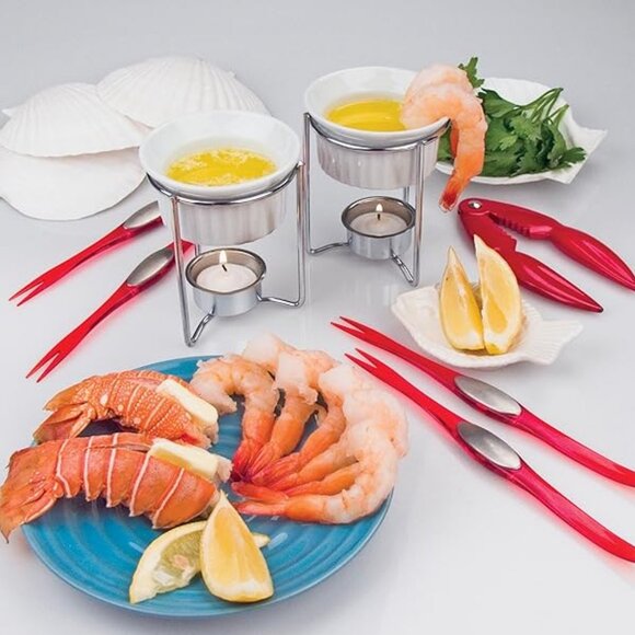 NWOT Set of 4 Nantucket Seafood Natural Baking Sea Shells 4.5" - 5" - Picture 4 of 15